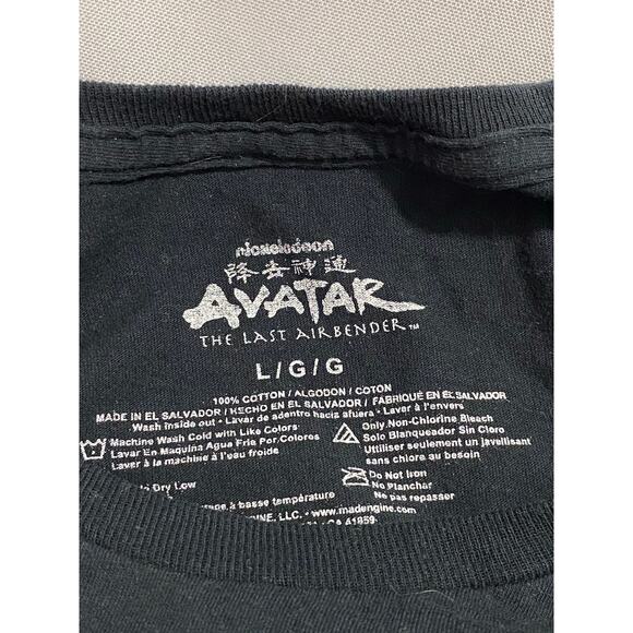 Avatar The Last Airbender Kanji Group Shot Aang Katara Sokka Men's Size Large - Picture 7 of 8